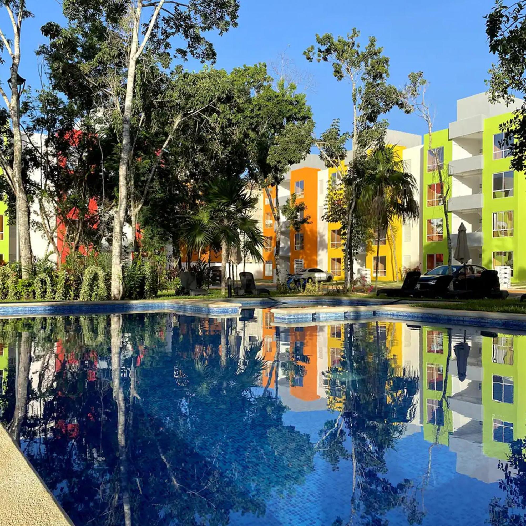 Bonito Departamento En Privada Con Alberca Apartment Cancun Exterior photo